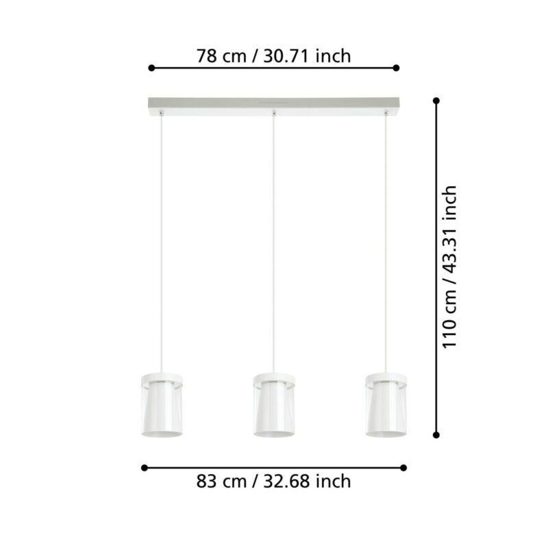 Eglo Pendelleuchte Chiusello-Z Maße