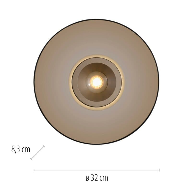 Paul Neuhaus Deckenleuchte Pure-Moon mit 32 cm Maße
