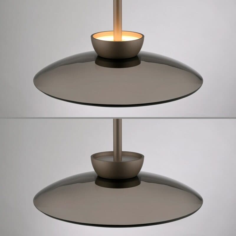 Paul Neuhaus Pendelleuchte Pure-Moon 1-flammig Detailansicht Schirm