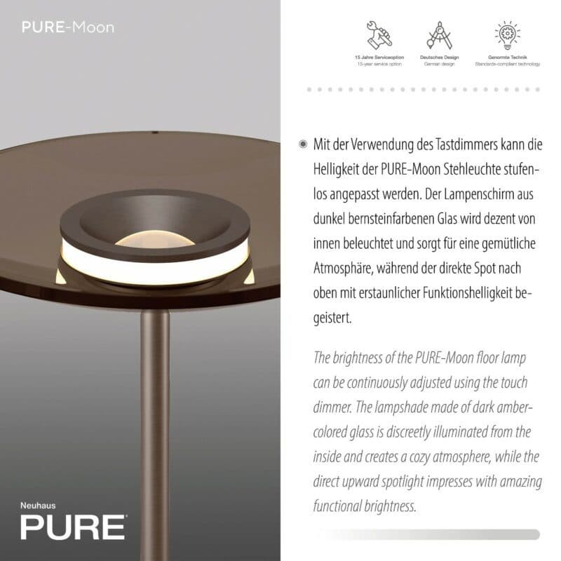 Paul Neuhaus Stehleuchte Pure-Moon