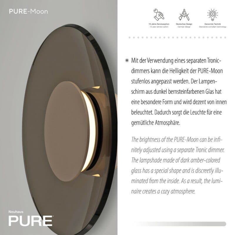 Paul Neuhaus Wandleuchte Pure-Moon