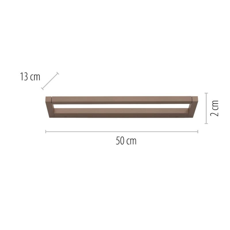 Paul Neuhaus Wandleuchte Pure-Puro mit 50 cm in Bronze Maße