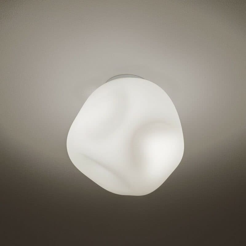 Foscarini Wand- und Deckenleuchte Hoba Wohnbeispiel