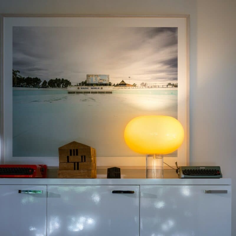 Foscarini Tischleuchte Buds 2 in Puder Wohnbeispiel