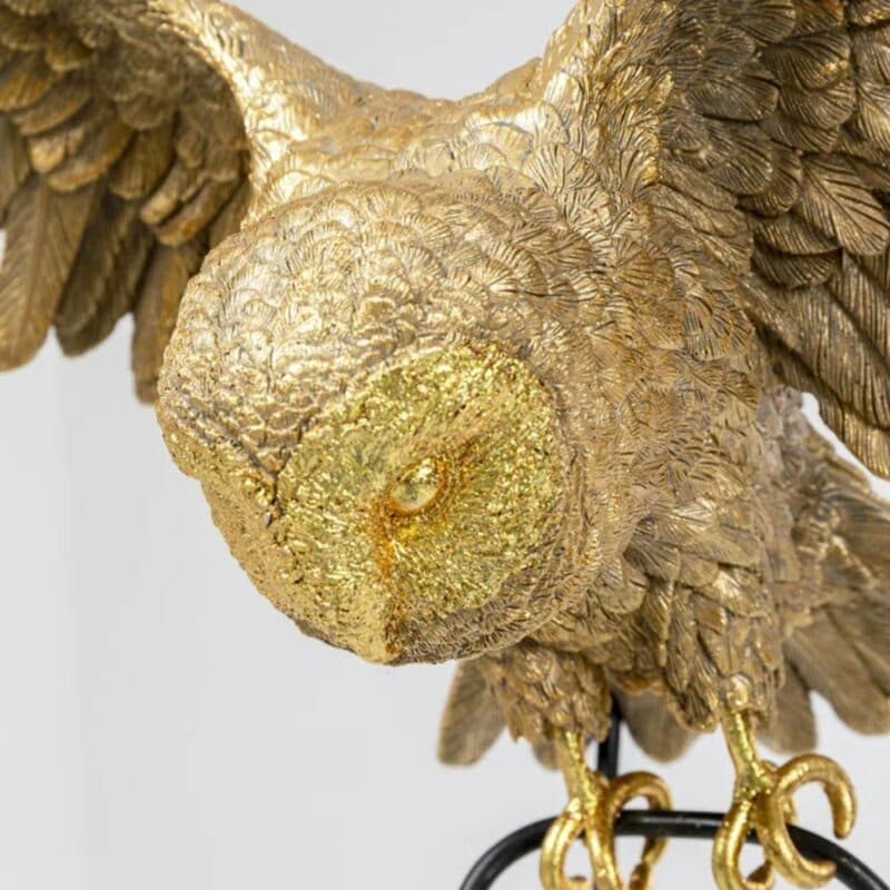 Kare Tischleuchte Animal Owl Detailansicht
