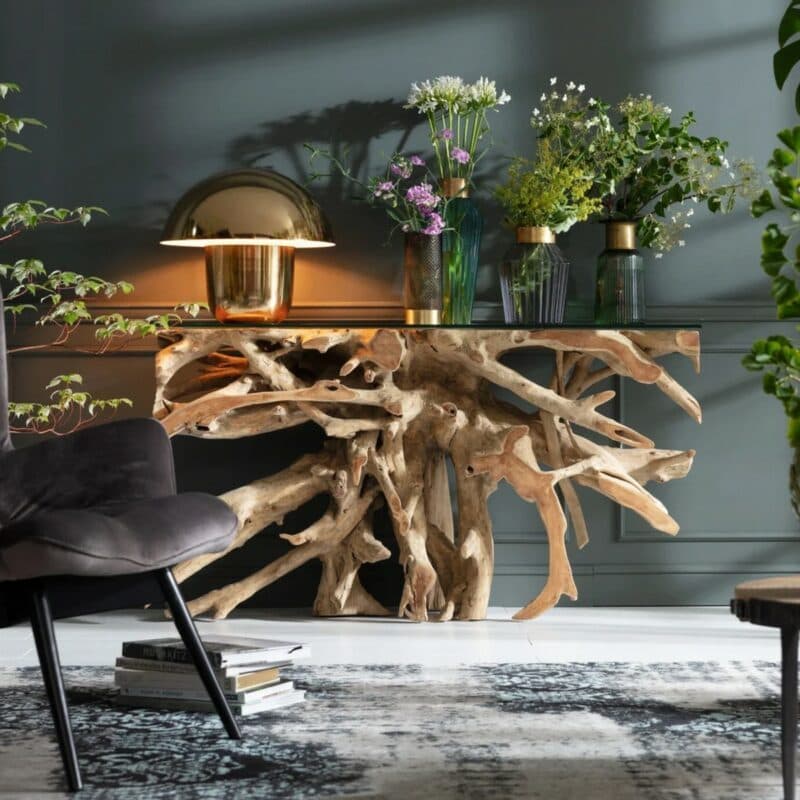 Kare Tischleuchte Mushroom Wohnbeispiel