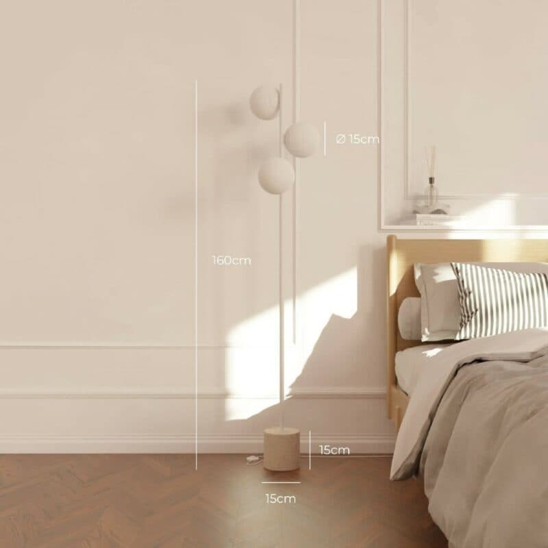 Lumière Design Stehleuchte Rovea Wohnbeispiel
