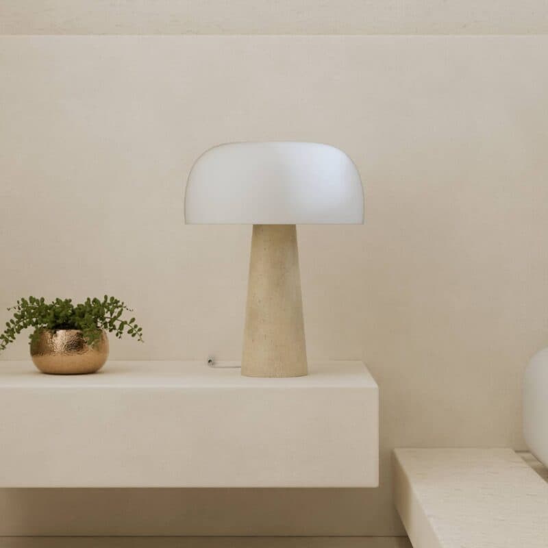 Lumière Design Tischleuchte Lyra Wohnbeispiel