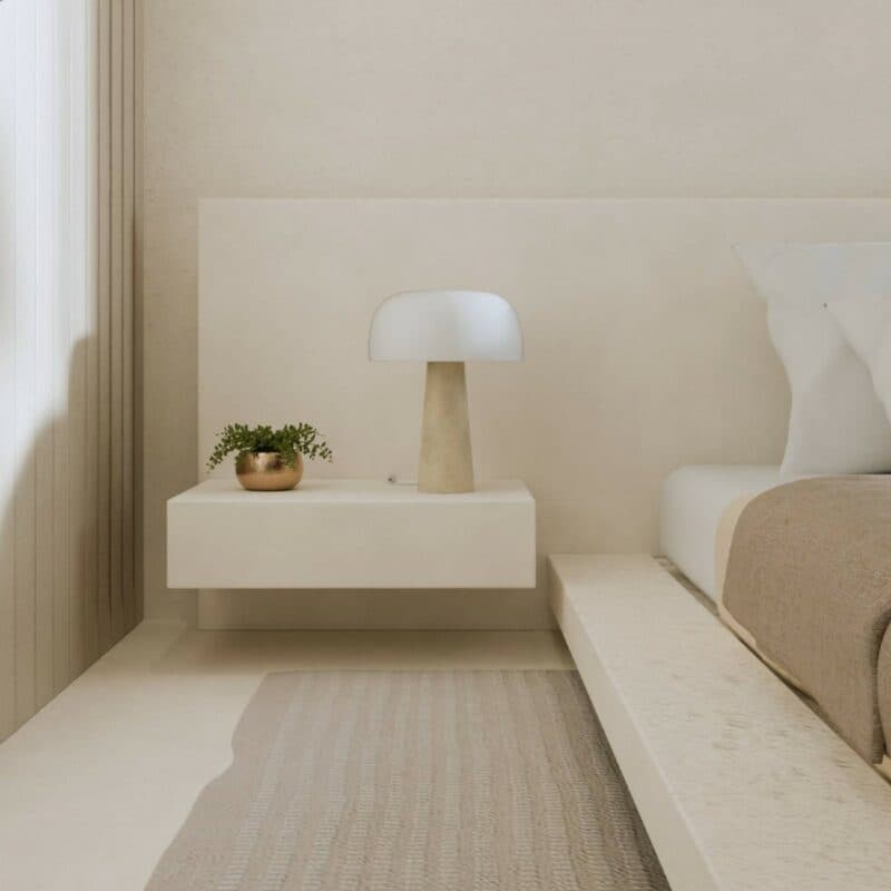 Lumière Design Tischleuchte Lyra Wohnbeispiel