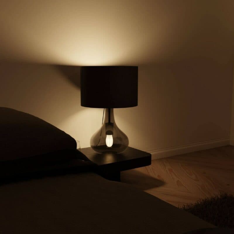 Lumière Design Tischleuchte Sansi Wohnbeispiel
