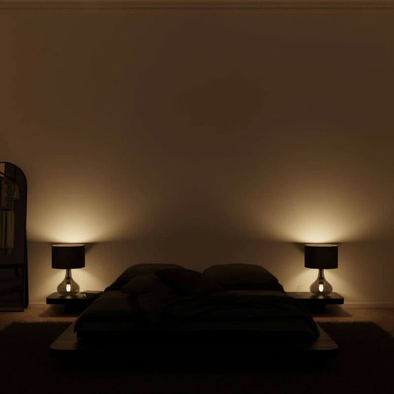 Lumière Design Tischleuchte Sansi Wohnbeispiel