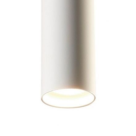 Casablanca Pendelleuchte Tubus Aluminium Weiß matt - Lampen & Leuchten