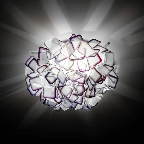 Slamp Wand- und Deckenleuchte Clizia Medium Violett Milieu