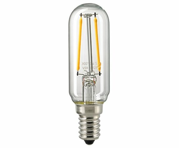 Sigor 2,5 W LED-Filament Röhre T25 Klar E14 2700 K