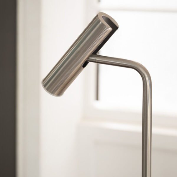 Schöner Wohnen Kollektion Stehleuchte Stina in Nickel Detailansicht Lampenschirm
