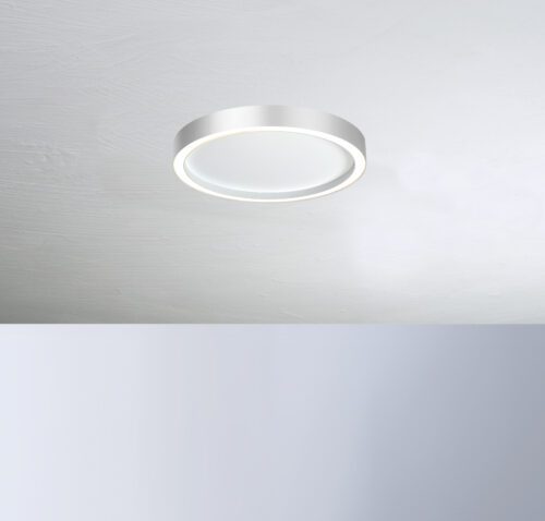 Bopp Deckenleuchte Aura klein Weiß/Aluminium