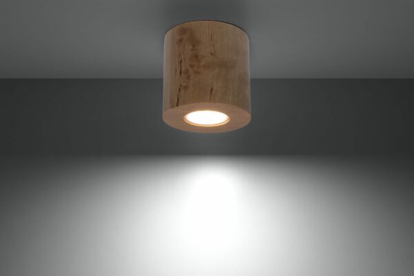 Sollux Lighting Deckenleuchte Orbis Holz