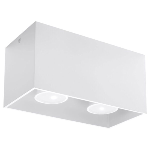 Sollux Lighting Deckenleuchte Quad Maxi in Weiß