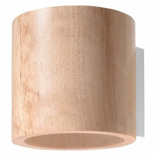 Sollux Lighting Wandleuchte Orbis Holz