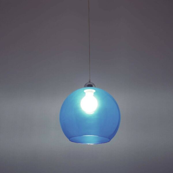 Sollux Lighting Pendelleuchte Ball in Blau