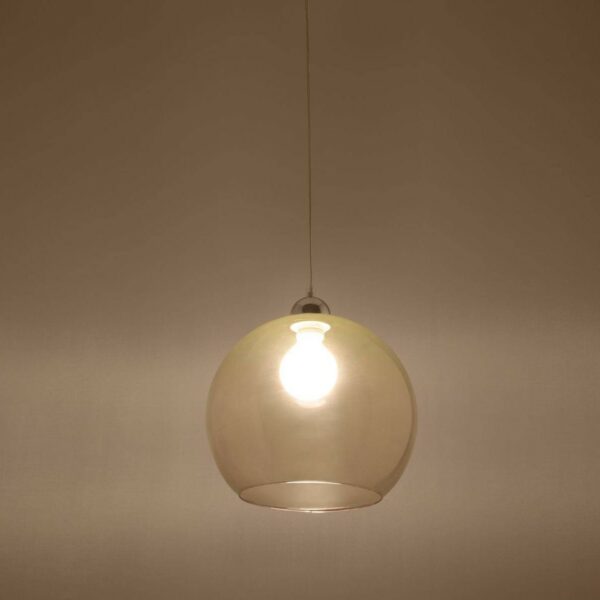 Sollux Lighting Pendelleuchte Ball in Champagner