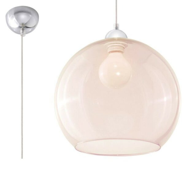 Sollux Lighting Pendelleuchte Ball in Champagner