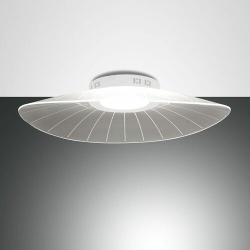 Fabas Luce Deckenleuchte Vela in Weiß 59 x 43 cm