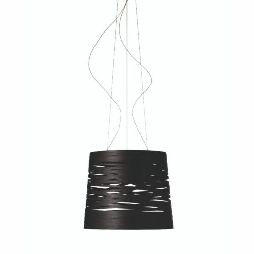 Foscarini Pendelleuchte Tress Grande Schwarz