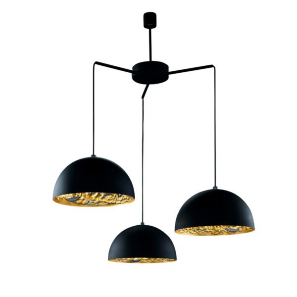 Catellani & Smith Kronleuchter Stchu-Moon 02 in Gold mit 40 cm
