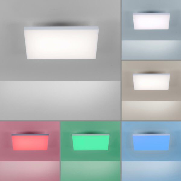 Paul Neuhaus Deckenleuchte Q-Frameless RGB & Farbtemperaturwechsler Beispiel
