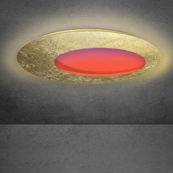 Escale Blade open RGB in Blattgold mit 95 cm Durchmesser