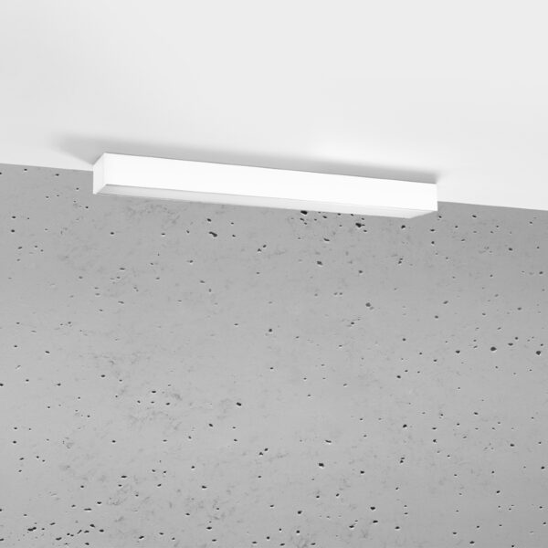 Sollux Deckenleuchte Pinne in Weiß mit 67 cm Wohnbeispiel