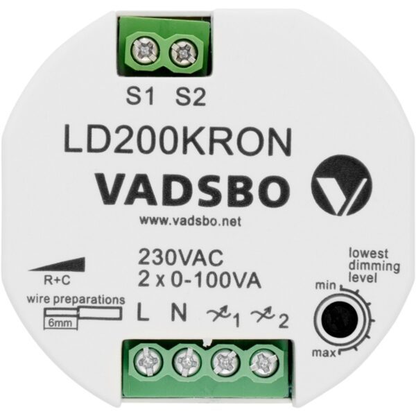Vadsbo Doppel-Tastdimm-Modul LD200KRON