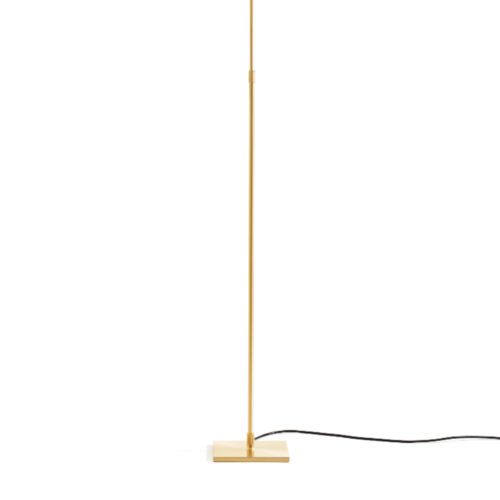 Luceplan Stehleuchte Costanza Gestell höhenverstellbar inkl. Touchdimmer in Messing
