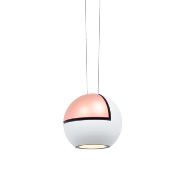Oligo Slack-Line Lichtmodul Globe in Weiß/Roségold