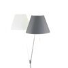 Luceplan Wandleuchte Costanza in Betongrau (inkl. Dimmer/Höhenverstellung)