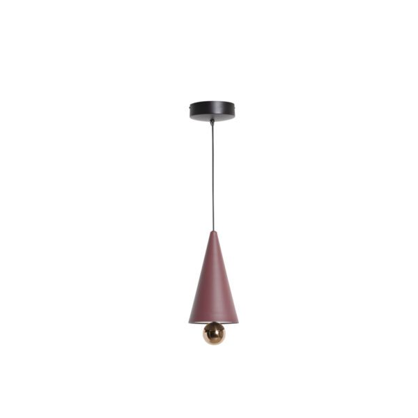 Petite Friture Pendelleuchte Cherry Small in Rotbraun