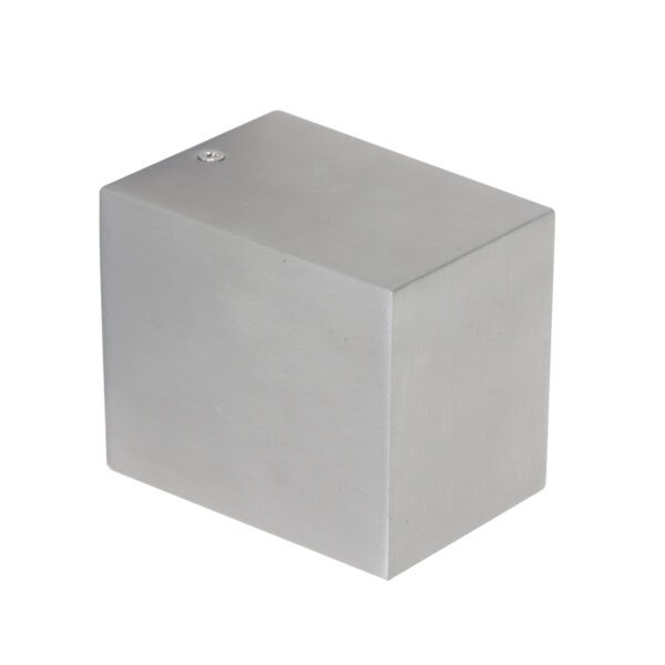Liadomo Wand-Außenleuchte Cube in Stahl mit eckiger Form