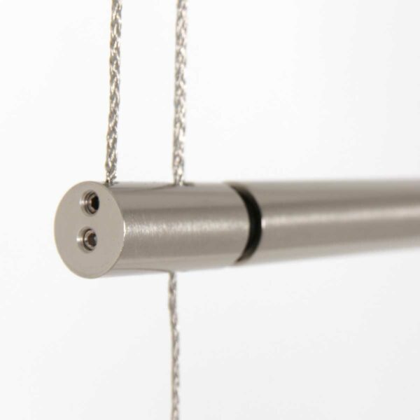 Steinhauer Pendelleuchte Profilo in Stahl mit 114,5 cm Detailansicht Leuchtenschirm