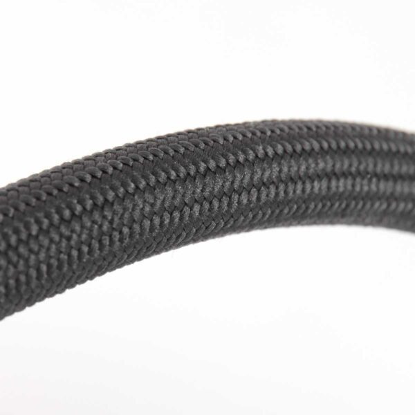 Steinhauer Tischleuchte Turound Flex in Stahl mit rauchfarbenen Diffusor Detailansicht Flexarm
