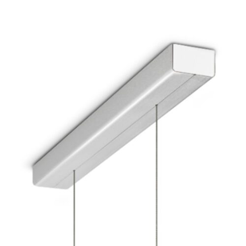 Oligo Pendelleuchte Grace LED 2-flammig in Aluminium matt/Weiß matt
