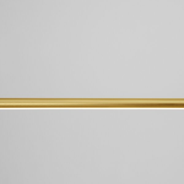 Nova Luce Pendelleuchte Elettra horizontal Gold Detail Schirm