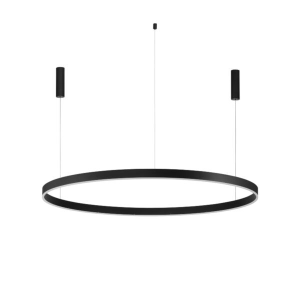 Nova Luce Pendelleuchte Motif mit 150 cm in Schwarz