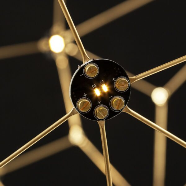 Nova Luce Pendelleuchte Sole mit 60 cm Detailansicht LED