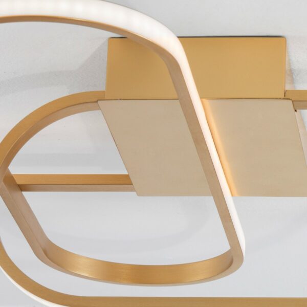Nova Luce Deckenleuchte Arte in Gold Detailansicht