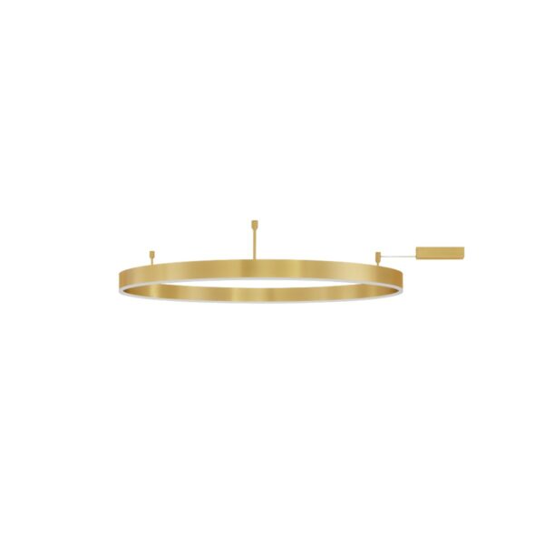 Nova Luce Deckenleuchte Motif in Gold mit 100 cm