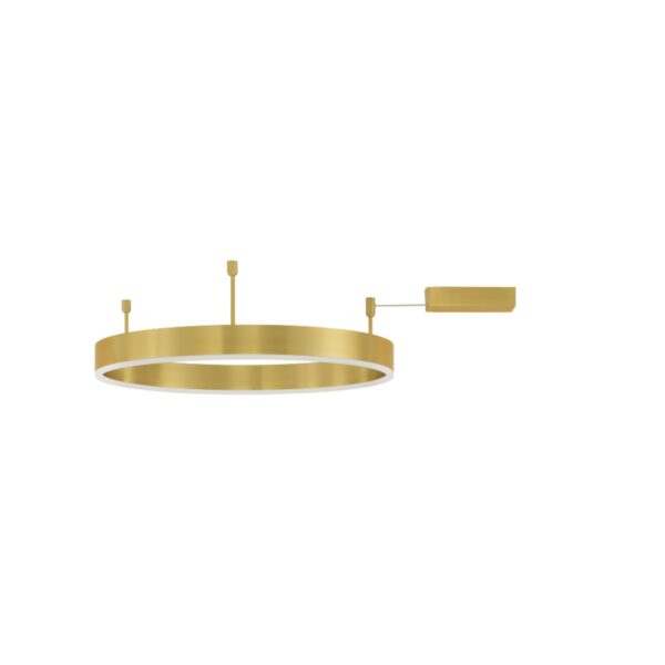 Nova Luce Deckenleuchte Motif in Gold mit 60 cm
