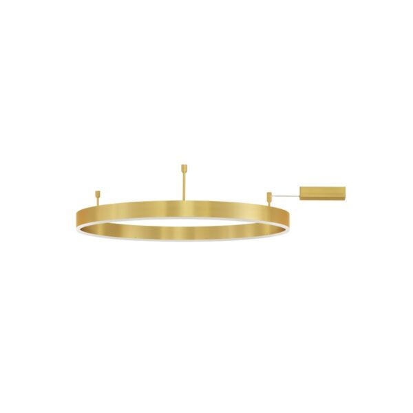 Nova Luce Deckenleuchte Motif in Gold mit 80 cm