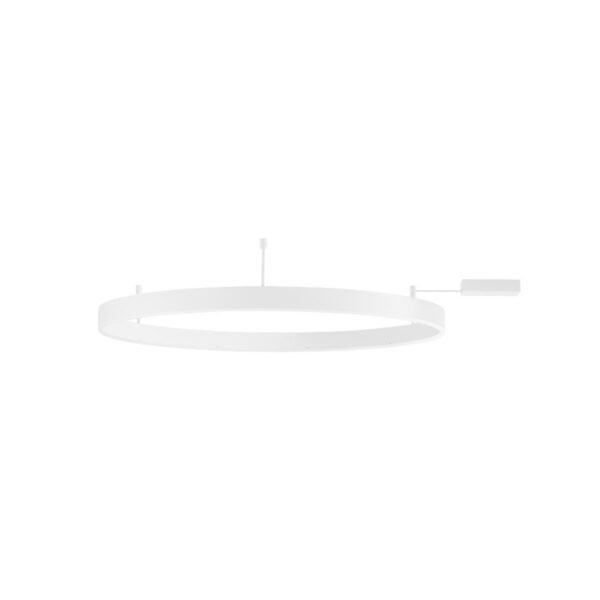 Nova Luce Deckenleuchte Motif in Weiß mit 100 cm