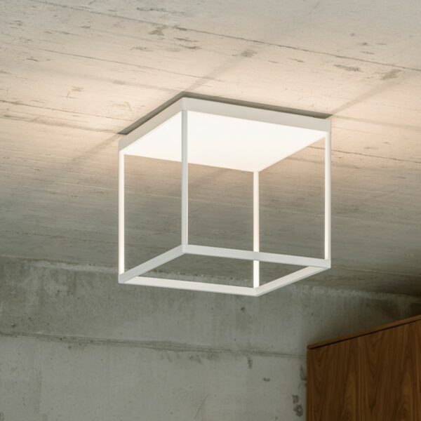 Serien Lighting Deckenleuchte Reflex 2 Ceiling S in Weiß/Weiß matt Wohnbeispiel